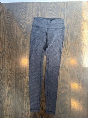 lululemon athletica Heathered Charcoal Gray Leggings